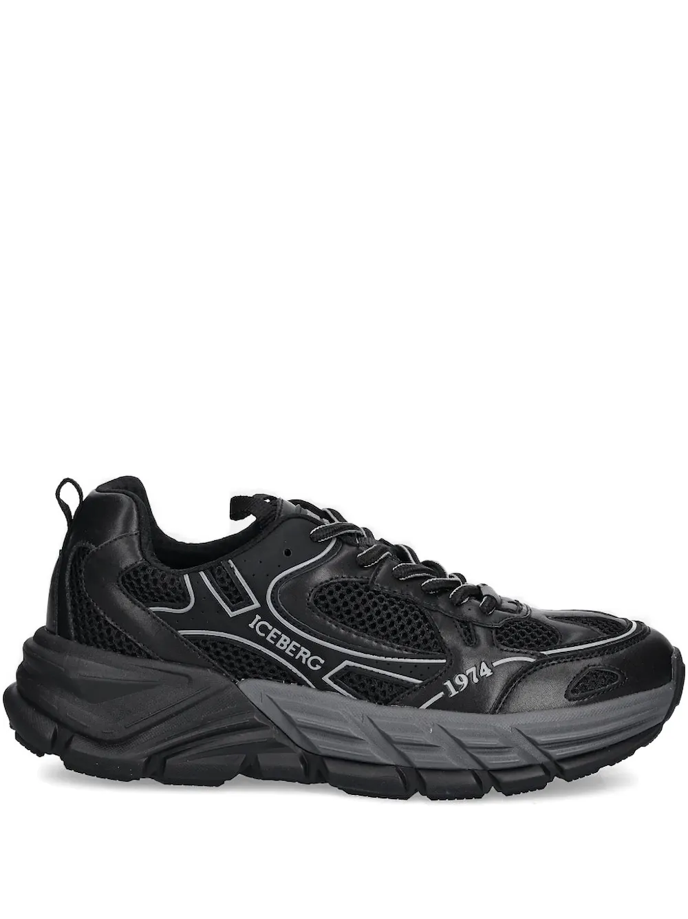 Iceberg ICB ONE leren sneakers Zwart