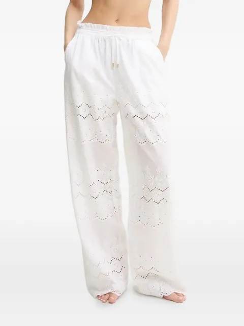 Melissa Odabash Immy broderie-anglaise trousers
