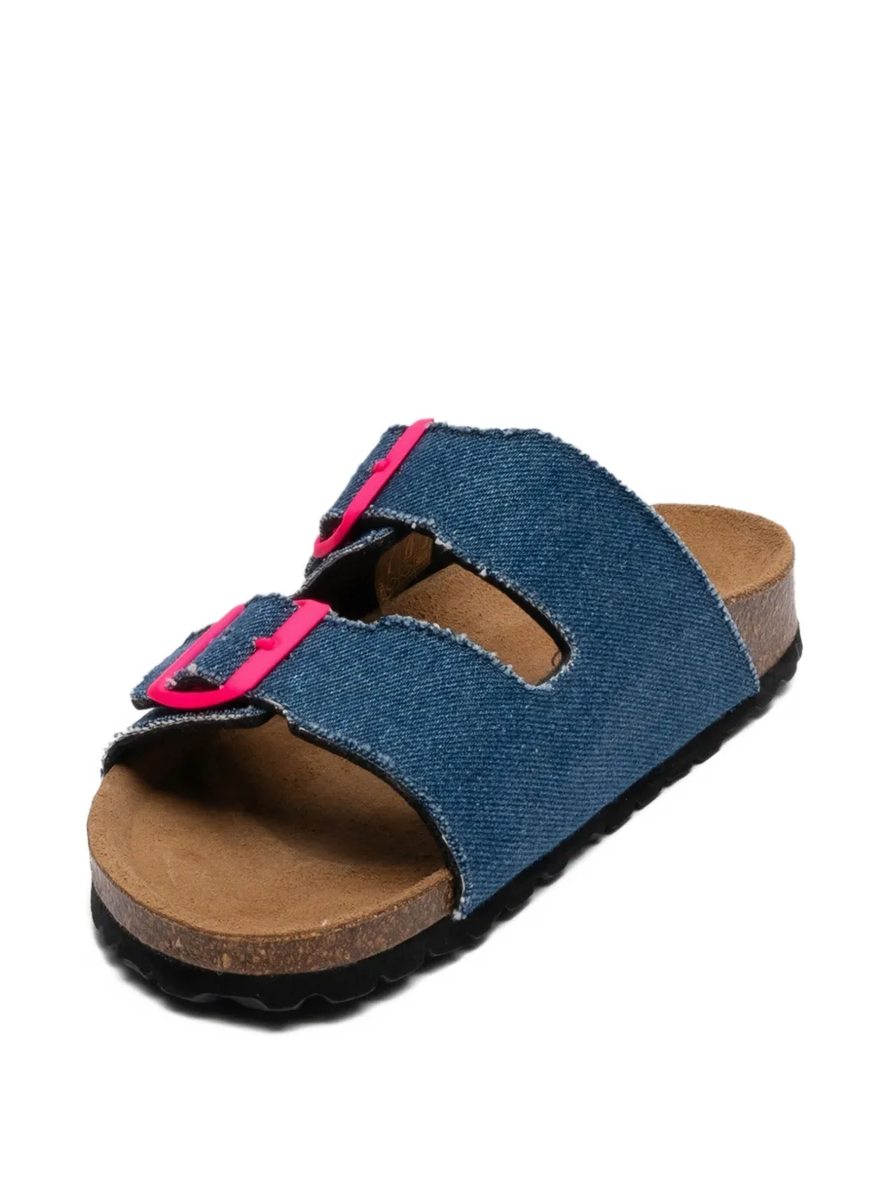 MC2 Saint Barth Denim sandalen met gespsluiting - Blauw