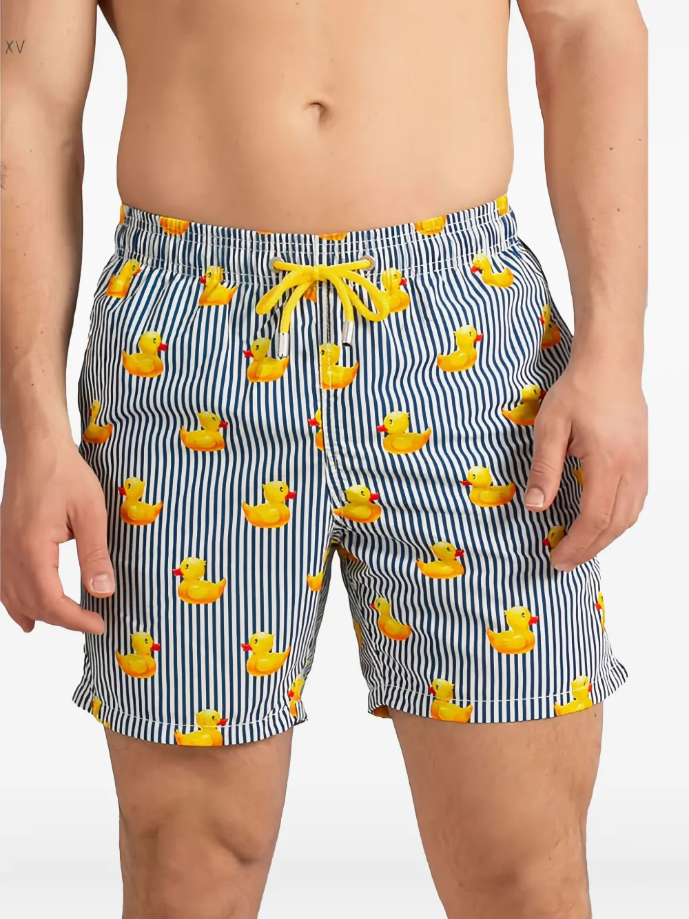 Mc2 Saint Barth Ducky Stripes Sea Clothing In Multi