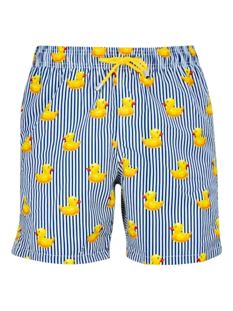 MC2 Saint Barth ducky stripe swim shorts