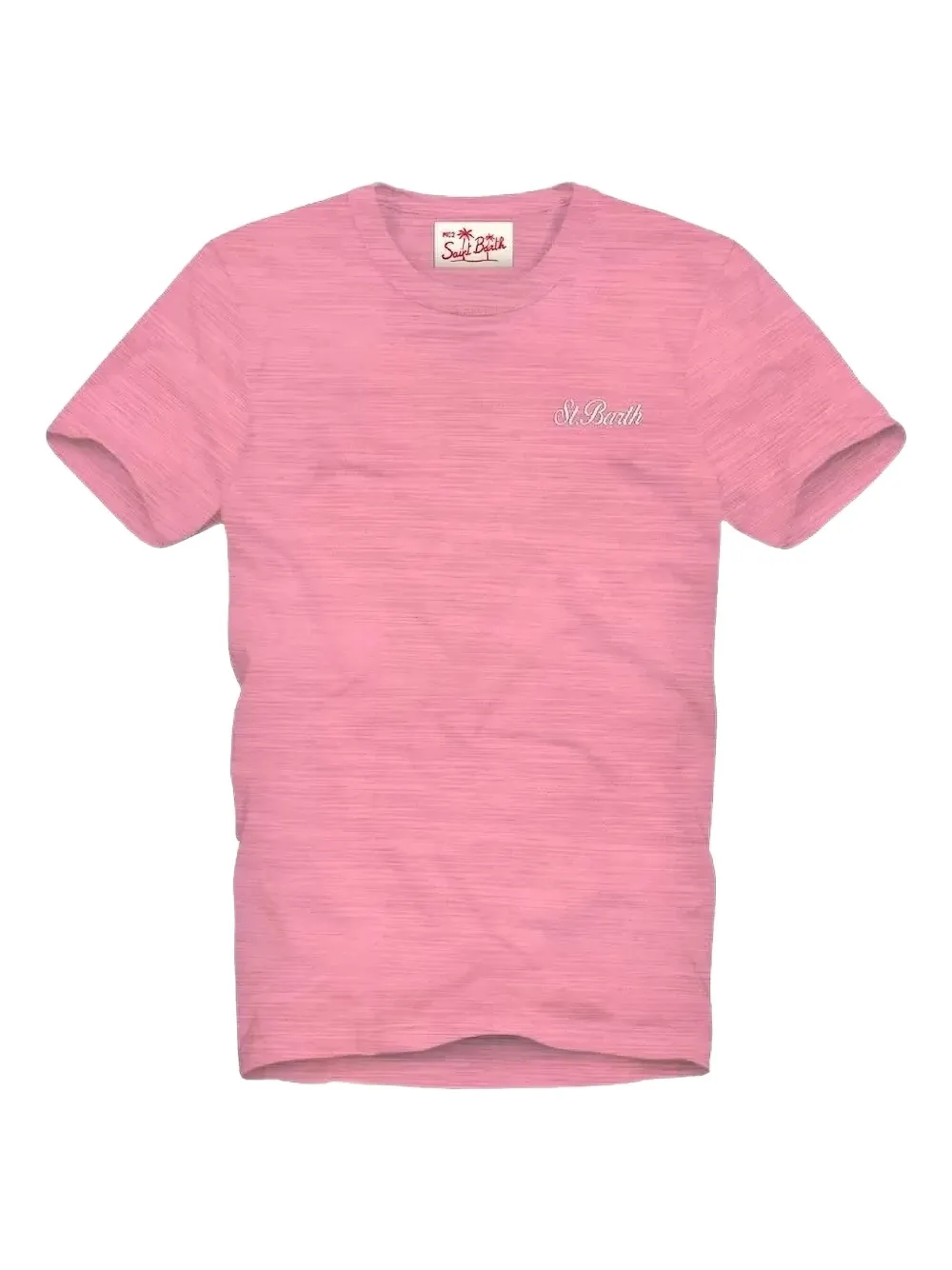 MC2 Saint Barth embroidered-detail T-shirt | Pink | Image 1