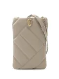 Bvlgari Pre-Owned 2000-2024 Serpenti Leather Cabochon Phone Case crossbody bag - Brown