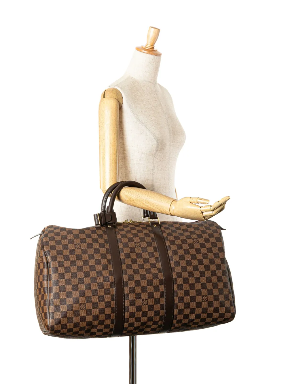 Louis Vuitton Pre-Owned bolsa de viaje Damier Ebene Keepall 50 2011 | Estilos de archivo | Image 2