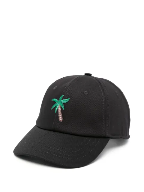ALBERTO BRESCI palm tree-embroidery baseball cap 
