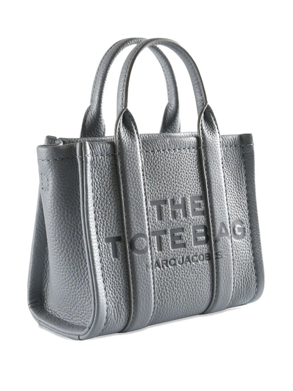 Marc Jacobs The leather crossbody tote bag Grijs