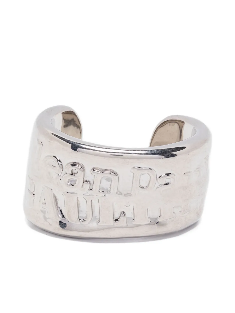Jean Paul Gaultier engraved-logo bracelet | Silver | Image 1