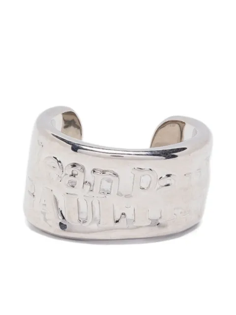 Jean Paul Gaultier engraved-logo bracelet
