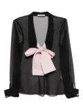 Vivetta long-sleeved shirt - Black