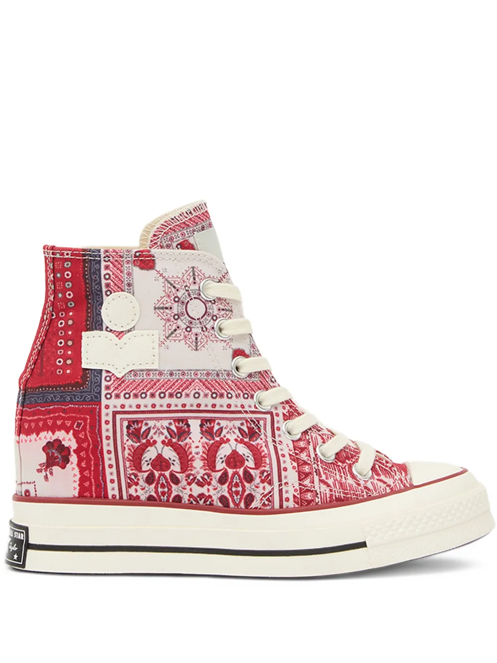 ISABEL MARANT x Converse Chuck 70 high-top sneakers Red