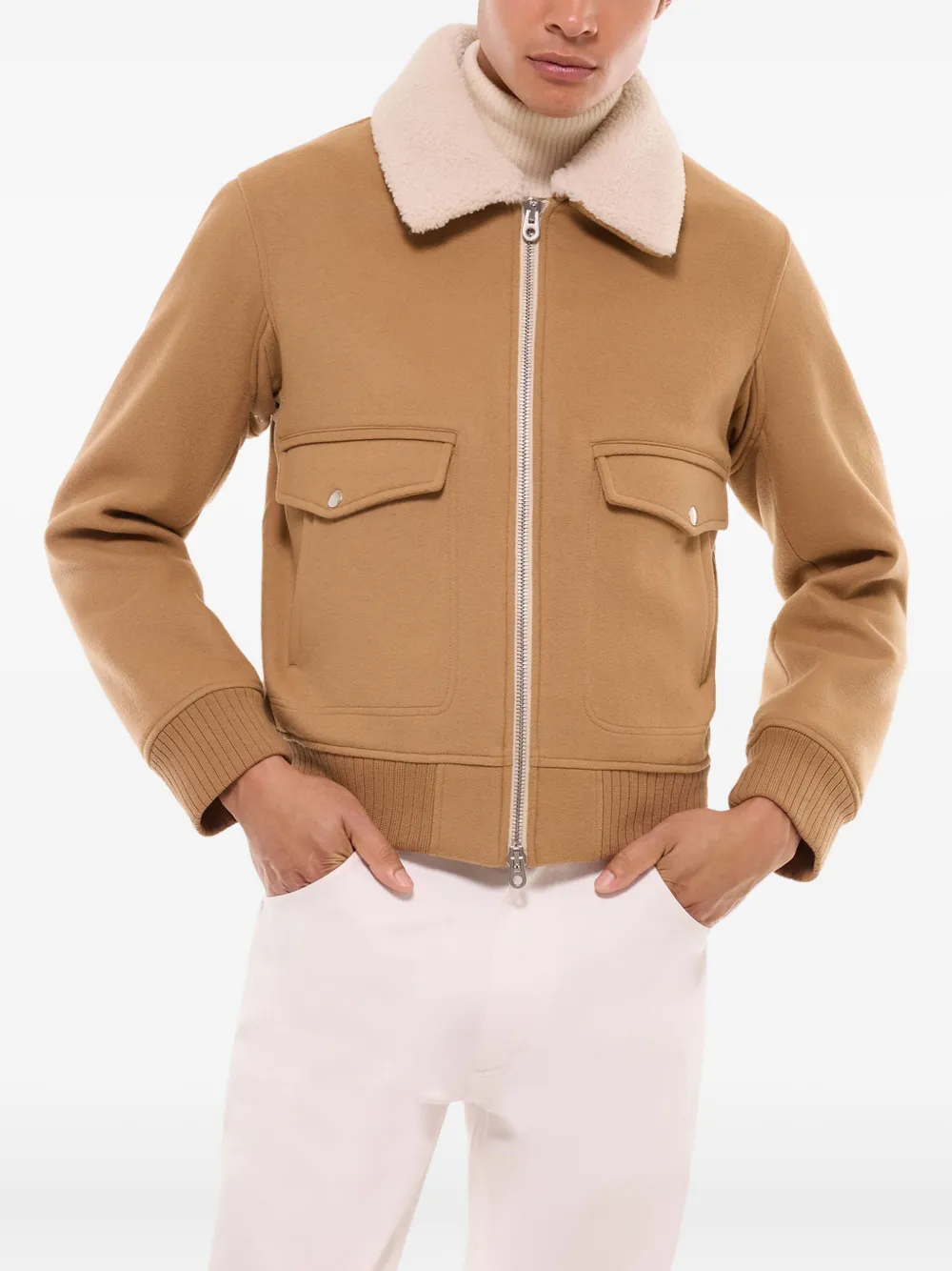 FURSAC Jack met fleece kraag Bruin