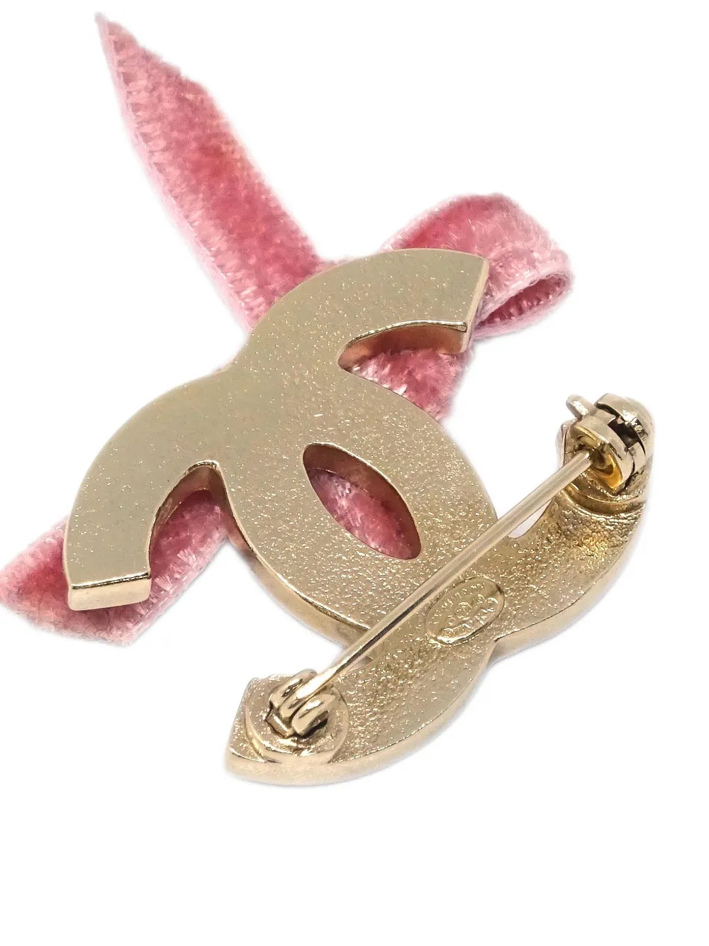 Pre-owned Chanel 2007 Cc Bow-detail Brooch