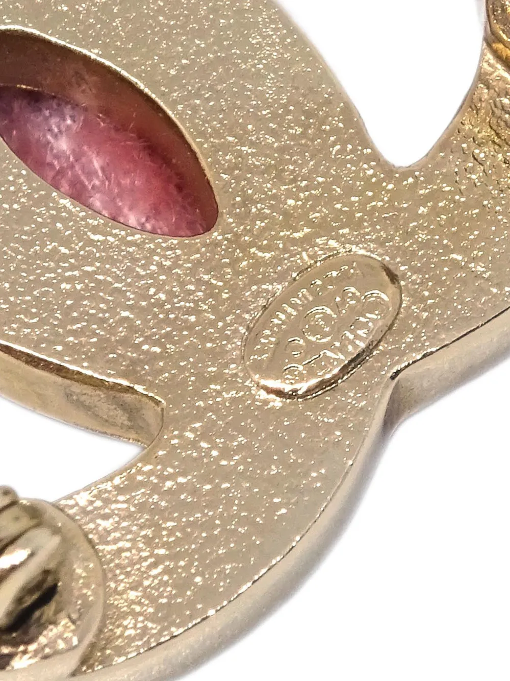 Pre-owned Chanel 2007 Cc Bow-detail Brooch