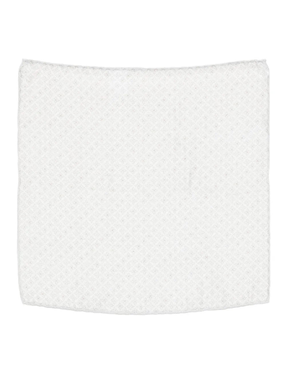 Brunello Cucinelli Sjaal met geometrische print Wit