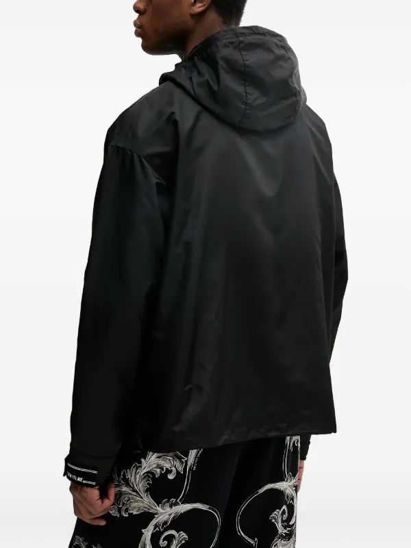 Versace Jeans Couture Kapuzenjacke Mit Taschen Schwarz FARFETCH DE