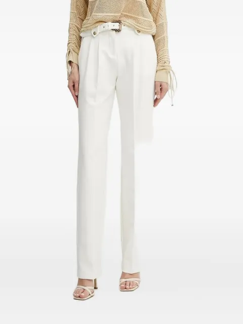Versace Jeans Couture Calça com cinto e pregas
