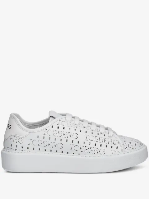 Iceberg Bozeman perforated-logo sneakers