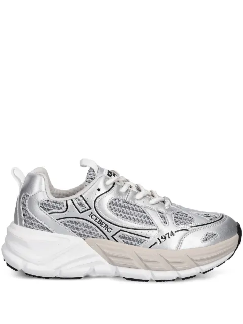 Iceberg ICB One metallic mesh sneakers
