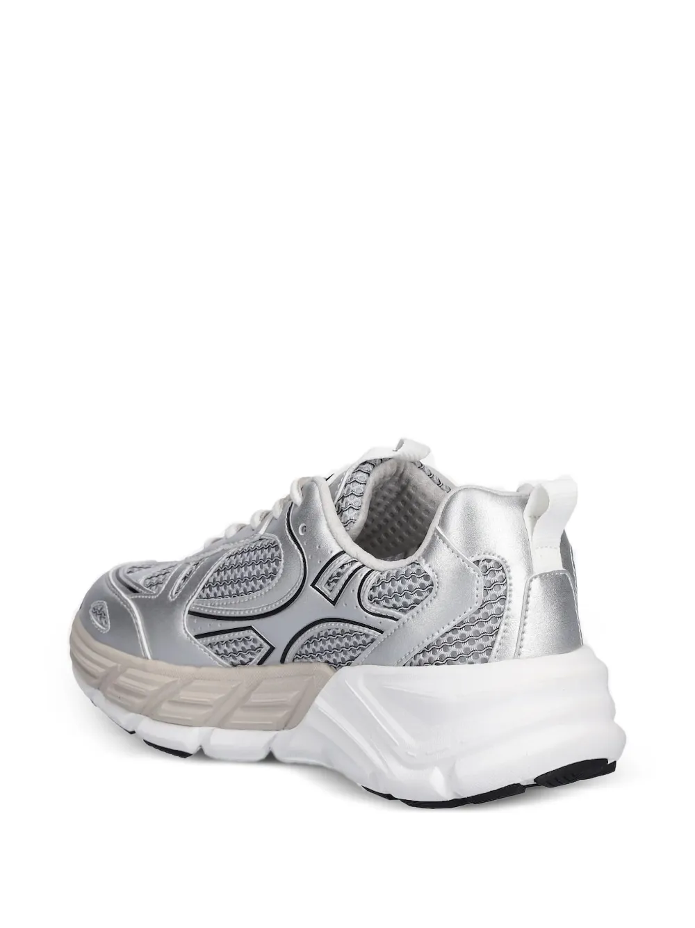 Iceberg ICB One metallic mesh sneakers Grijs