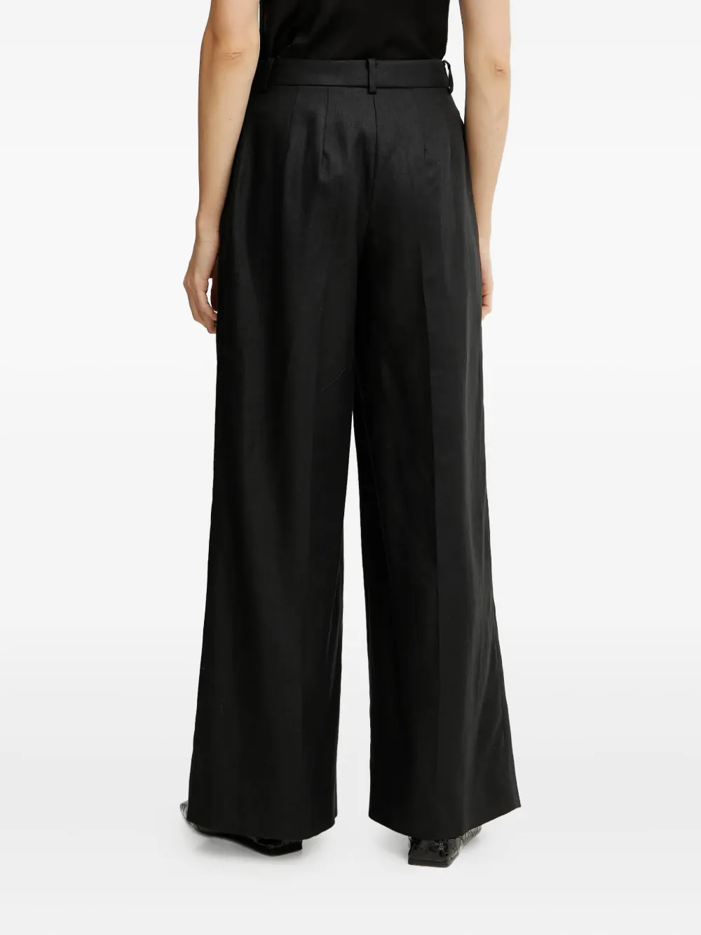 Luisa Spagnoli Pleated Trousers In Black