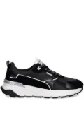 Iceberg leather panelled sneakers - Black