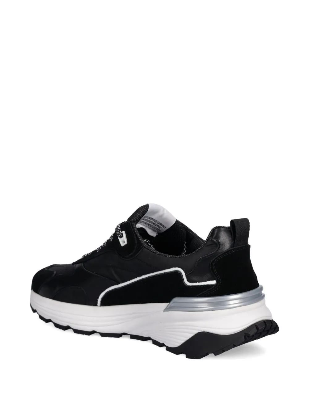 Iceberg Sneakers met leren vlakken Zwart