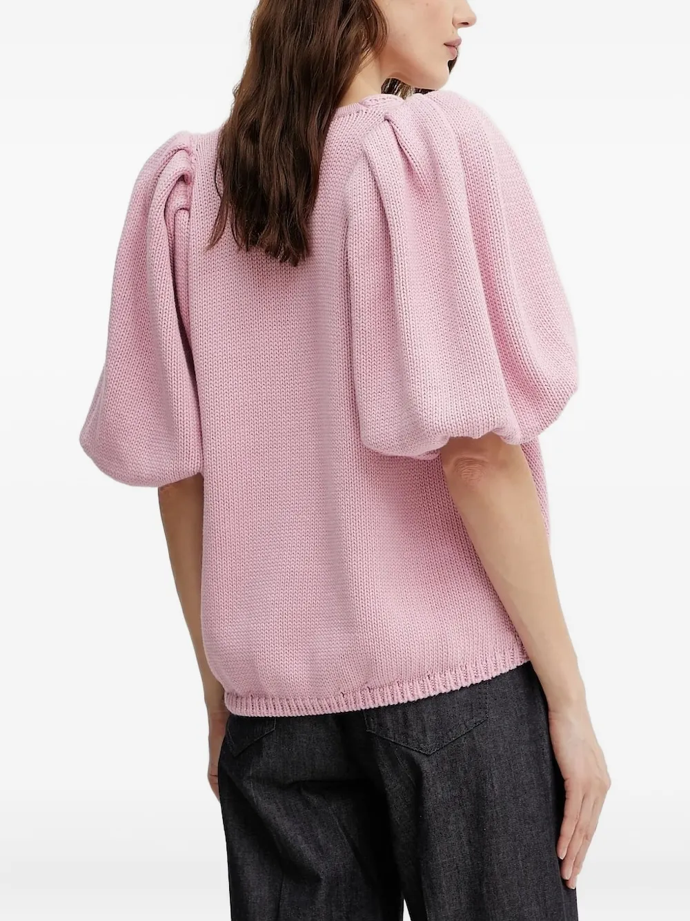 LUISA SPAGNOLI puff-sleeve knitted sweater | Knitted Sweaters | Image 2