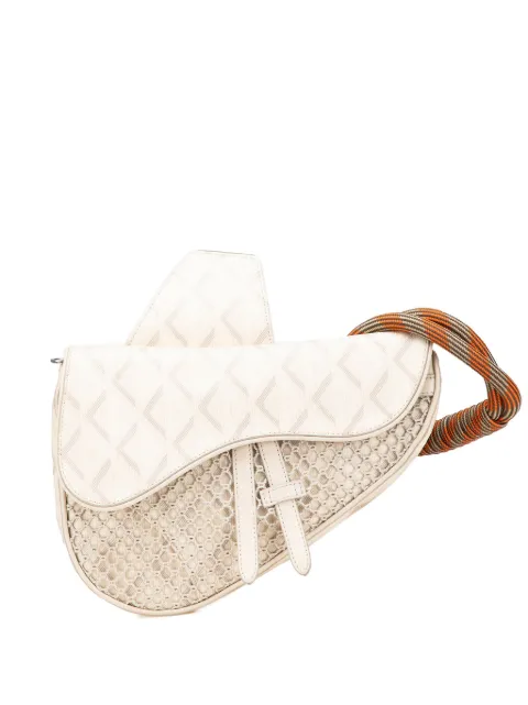 Christian Dior Pre-Owned 2022 Coated Canvas CD Diamond Nautic Saddle crossbody bag