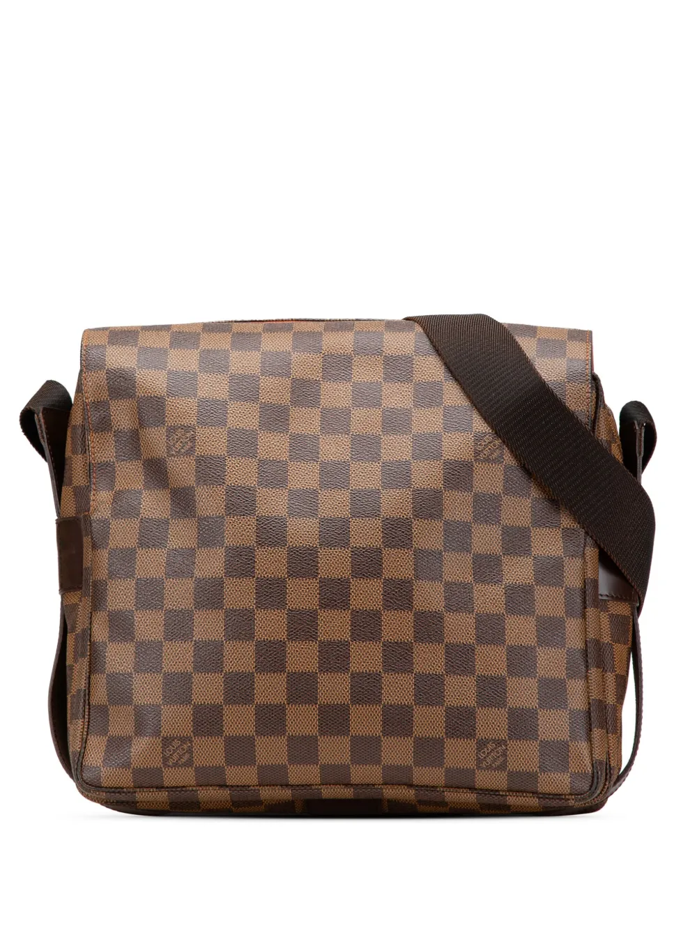Pre-owned Louis Vuitton 2002 Damier Ebene Naviglio Crossbody Bag
