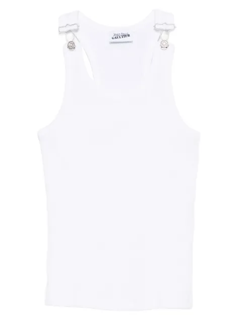 Jean Paul Gaultier ribbed tank top