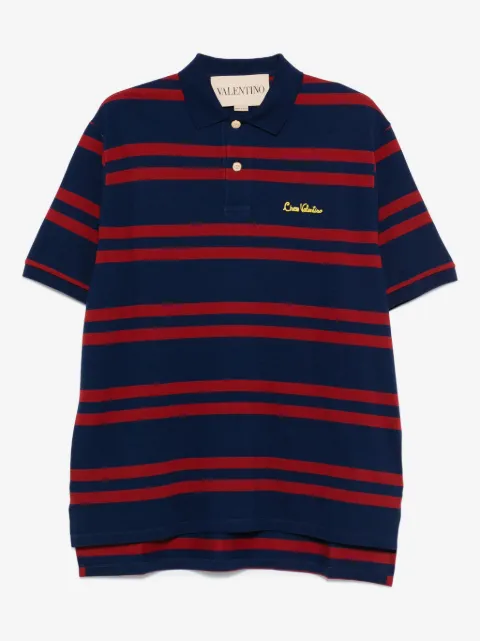 Valentino Garavani striped polo shirt