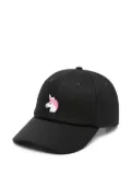 ALBERTO BRESCI unicorn-embroidery baseball cap - Black