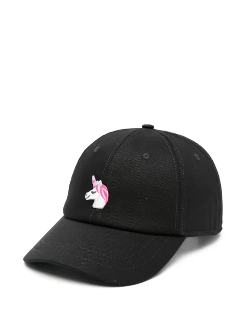 ALBERTO BRESCI unicorn-embroidery baseball cap 