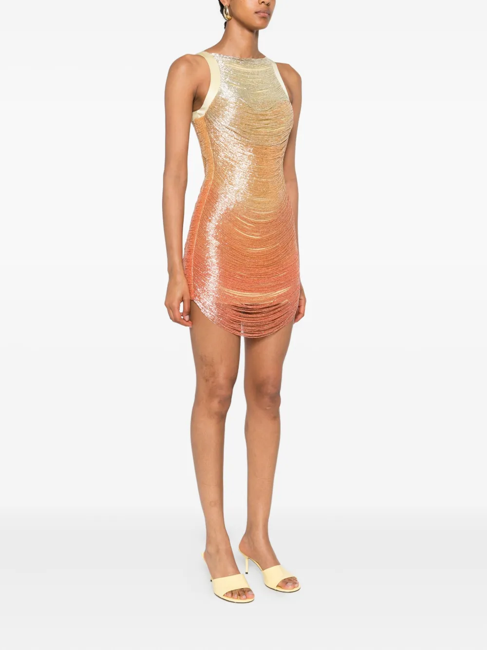 Cult Gaia Madison mini-jurk Goud