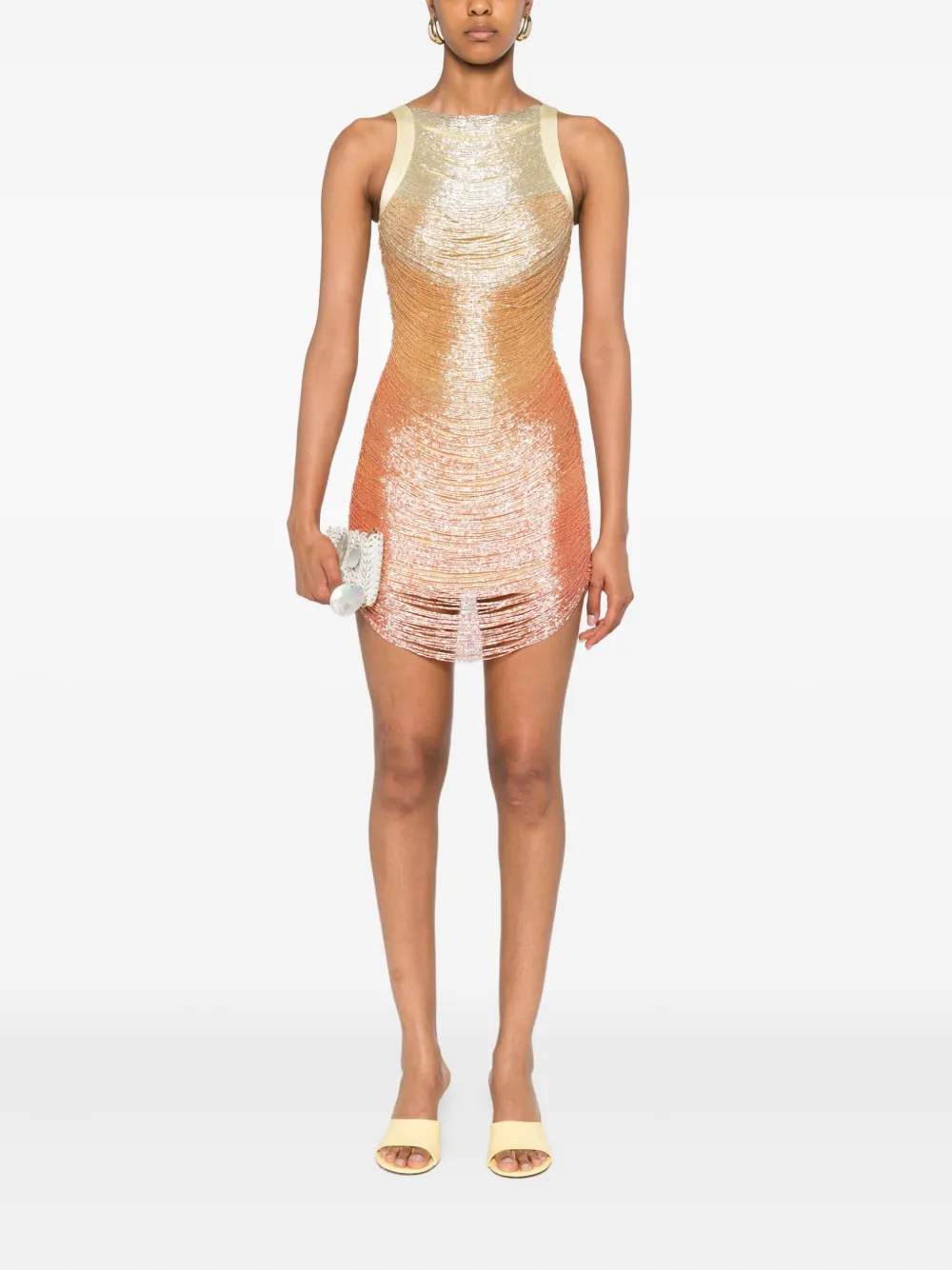 Cult Gaia Madison mini-jurk Goud