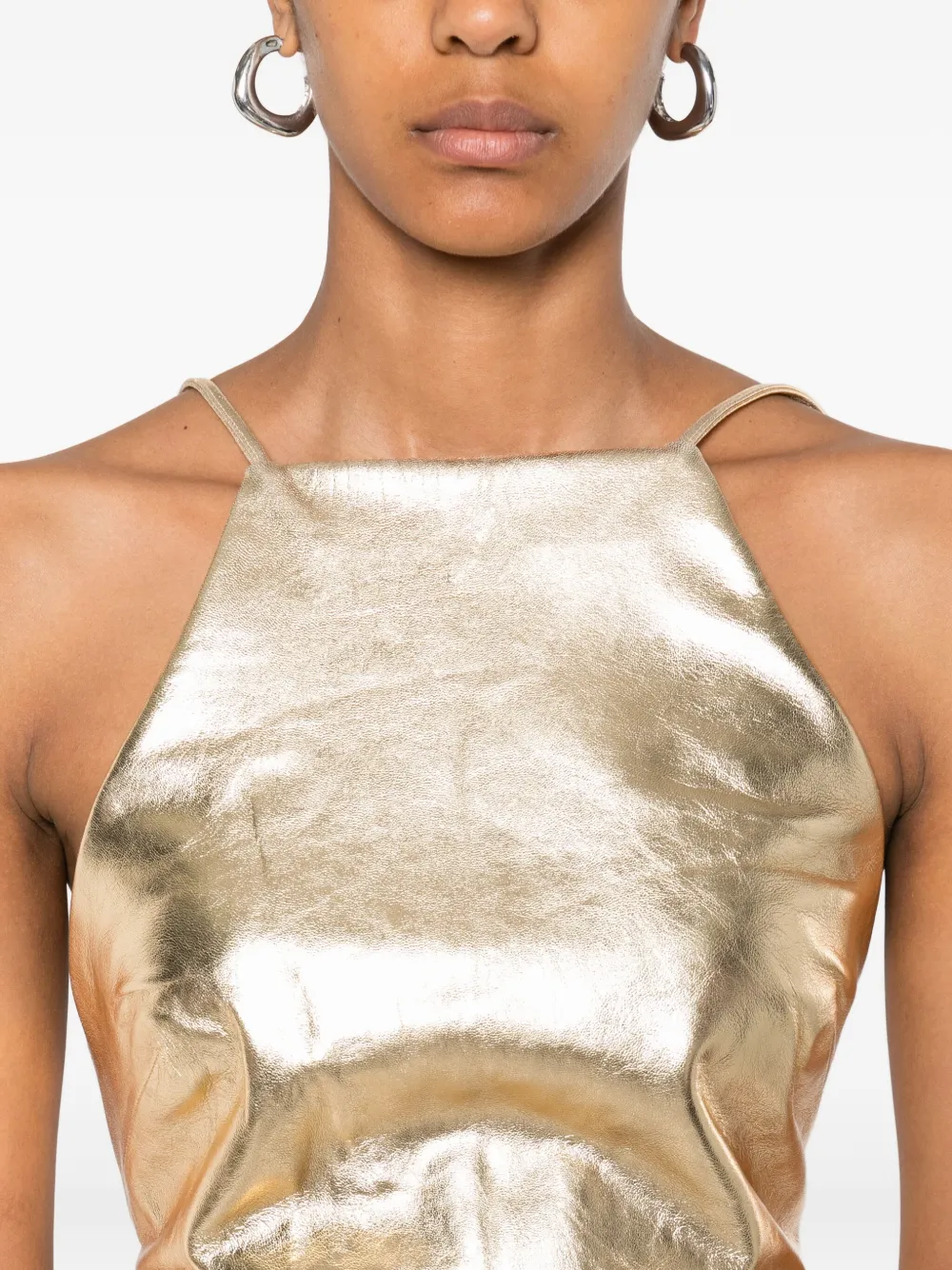 Cult Gaia Juhi top Goud