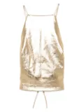 Cult Gaia Juhi top - Gold