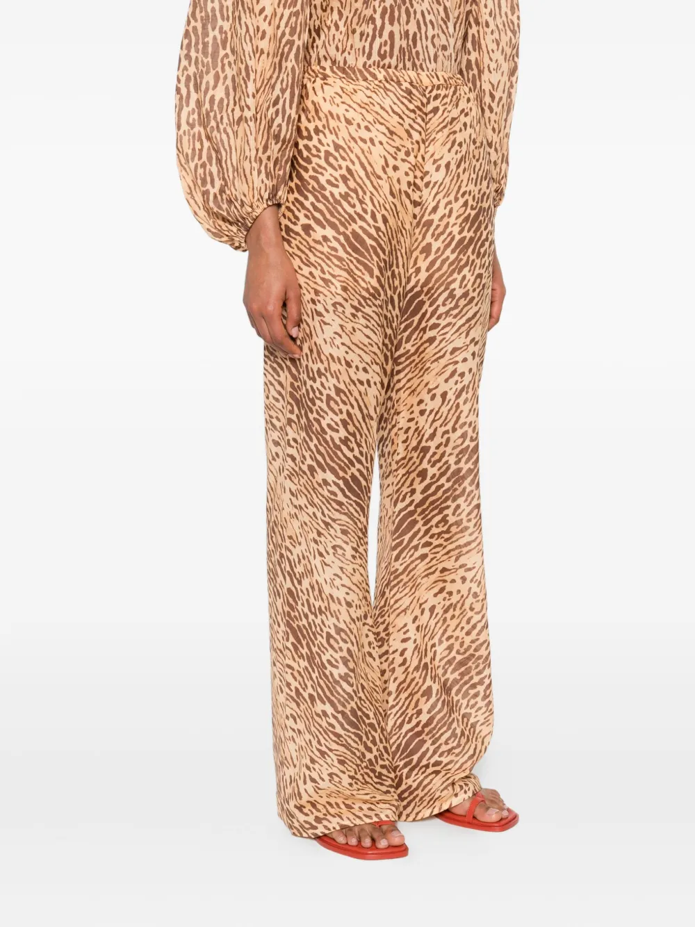 ZIMMERMANN Cascadian broek Beige