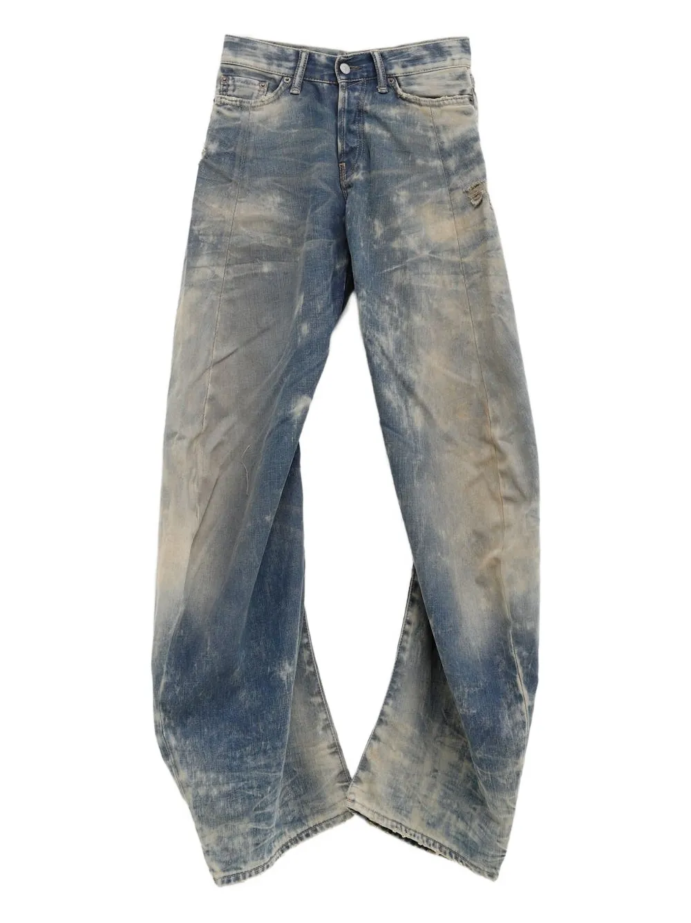 Acne Studios Jeans con effetto schiarito - Blu