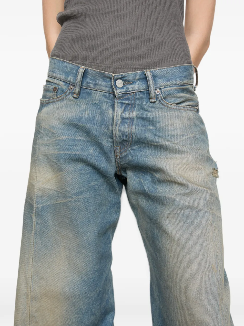faded jeans, image 7 of 8