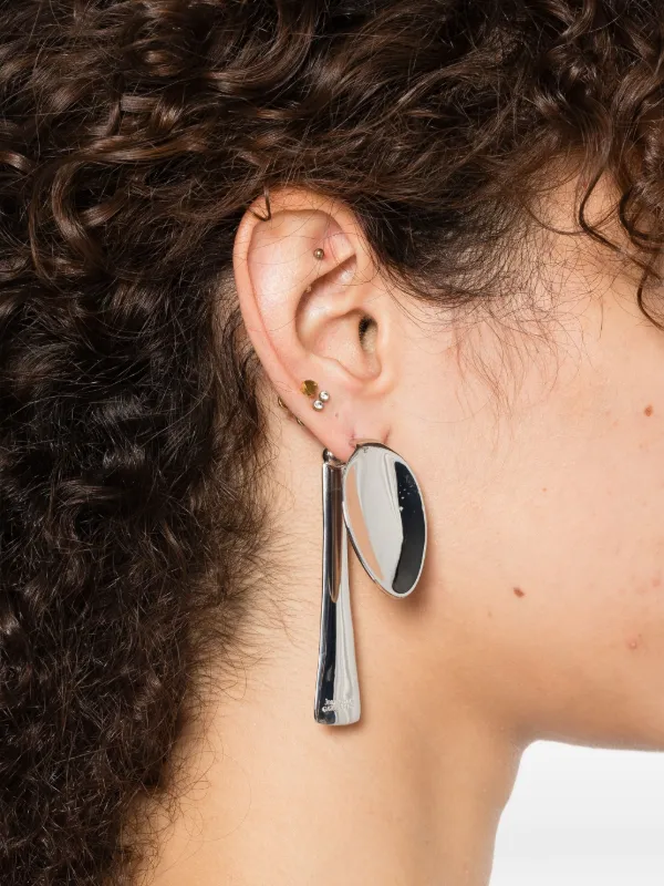 Jean Paul Gaultier spoon-shaped Earrings Silver FARFETCH TH