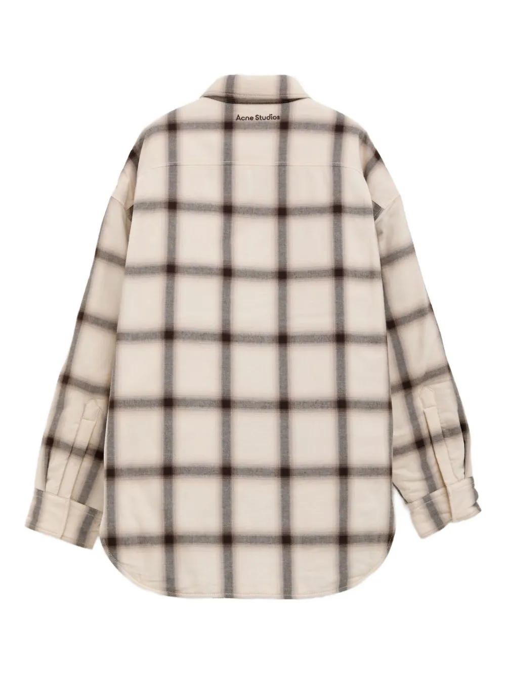 Acne Studios Button-down Shirt Jacket In Neutral