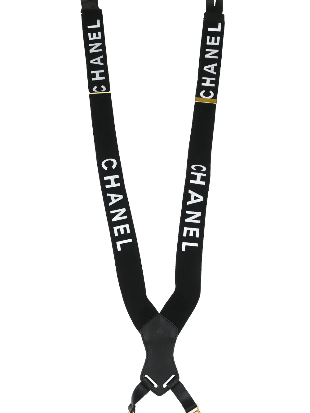 CHANEL Pre-Owned 1990-2000s logo-embellished suspenders | Image 2