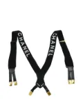 CHANEL Pre-Owned 1990-2000s logo-embellished suspenders - Black