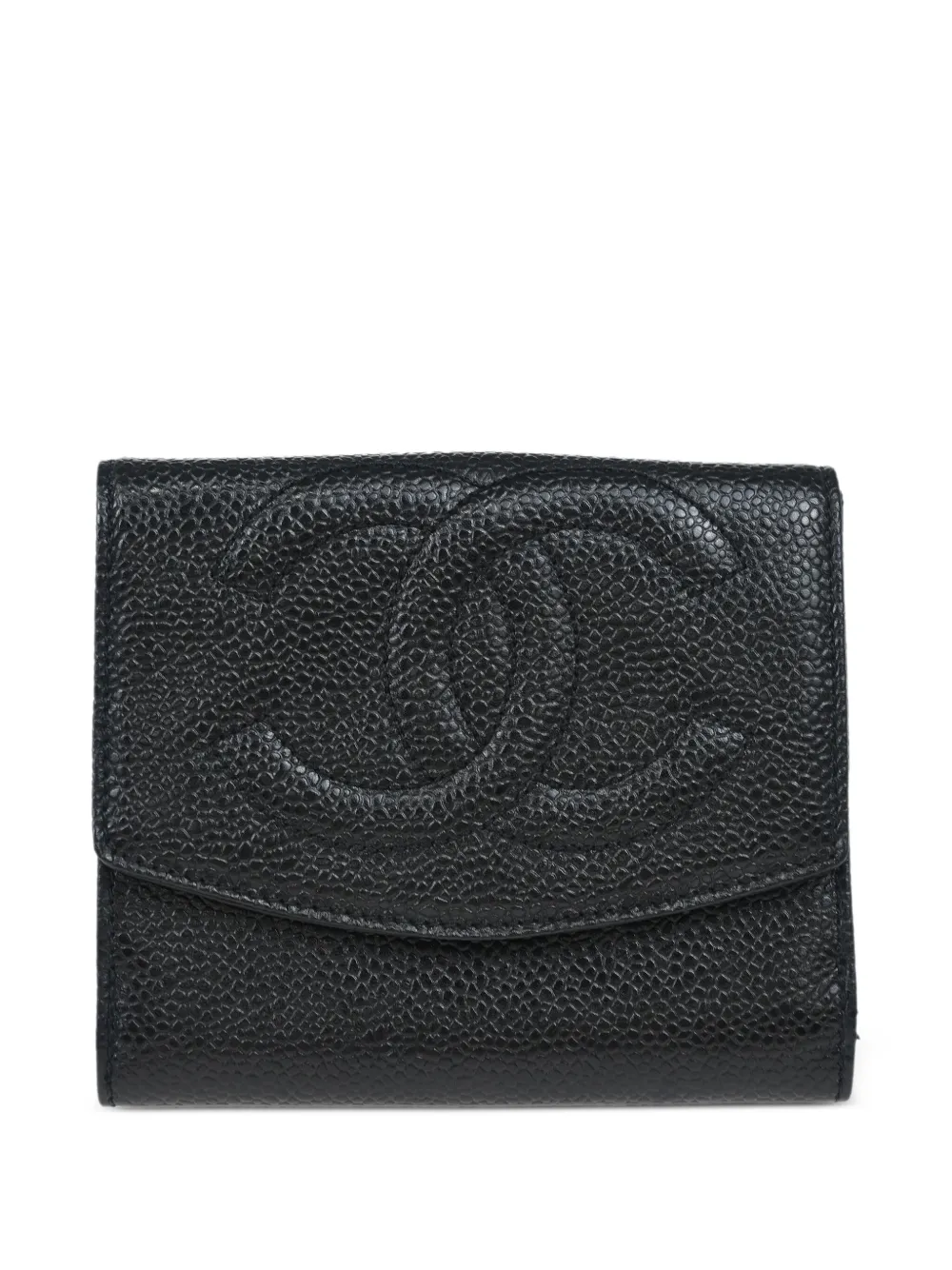 CHANEL Pre-Owned cartera con logo en relieve 1997 | negro | Image 1