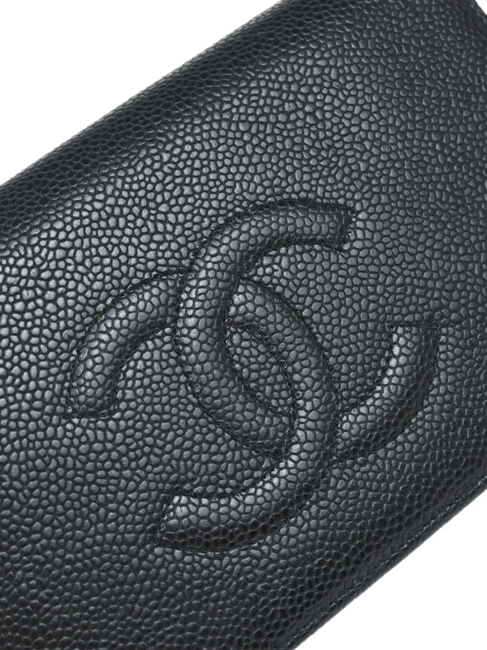 Pre-owned Chanel Textured Leather Classic Wallet