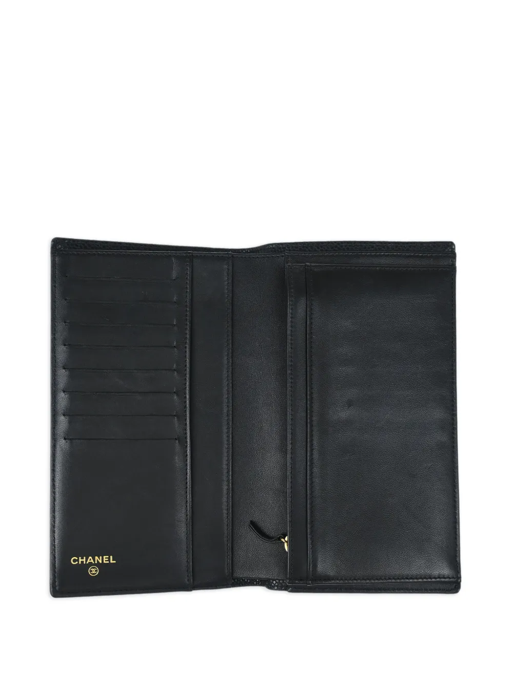Pre-owned Chanel Textured Leather Classic Wallet