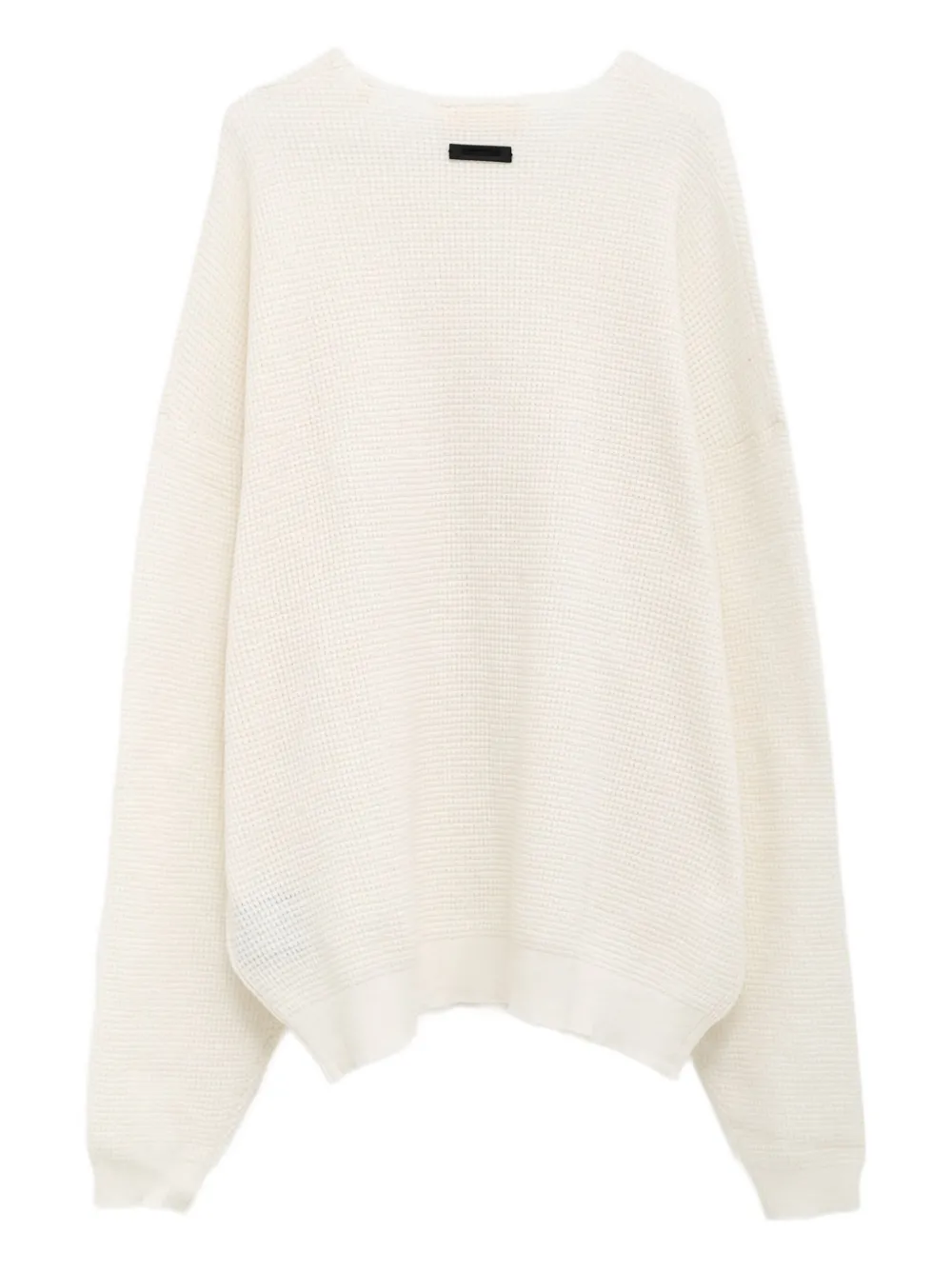 FEAR OF GOD ESSENTIALS Waffle crew-neck sweater Wit