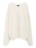 FEAR OF GOD ESSENTIALS Waffle crew-neck sweater - White