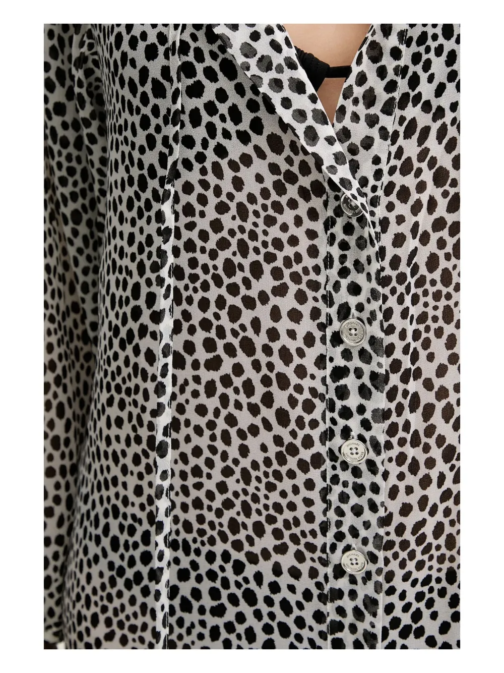 Michael Michael Kors Printed Beach Dress In Black
